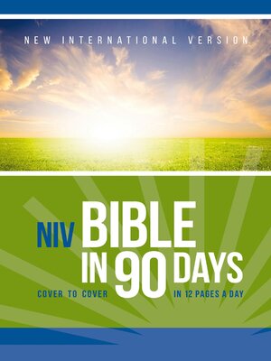 cover image of NIV Bible in 90 Days